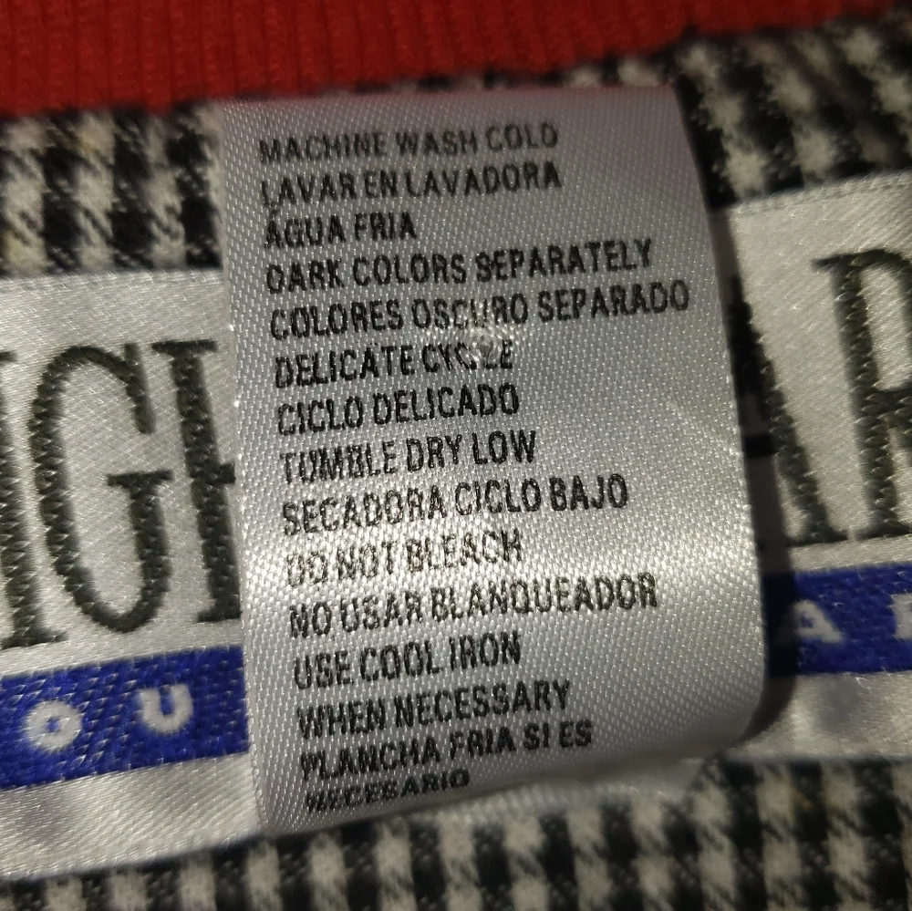 Rare Vintage Red Night Gear Loungewear Nightgown with Bunny Rabbit Size 2X - Picture 7 of 7